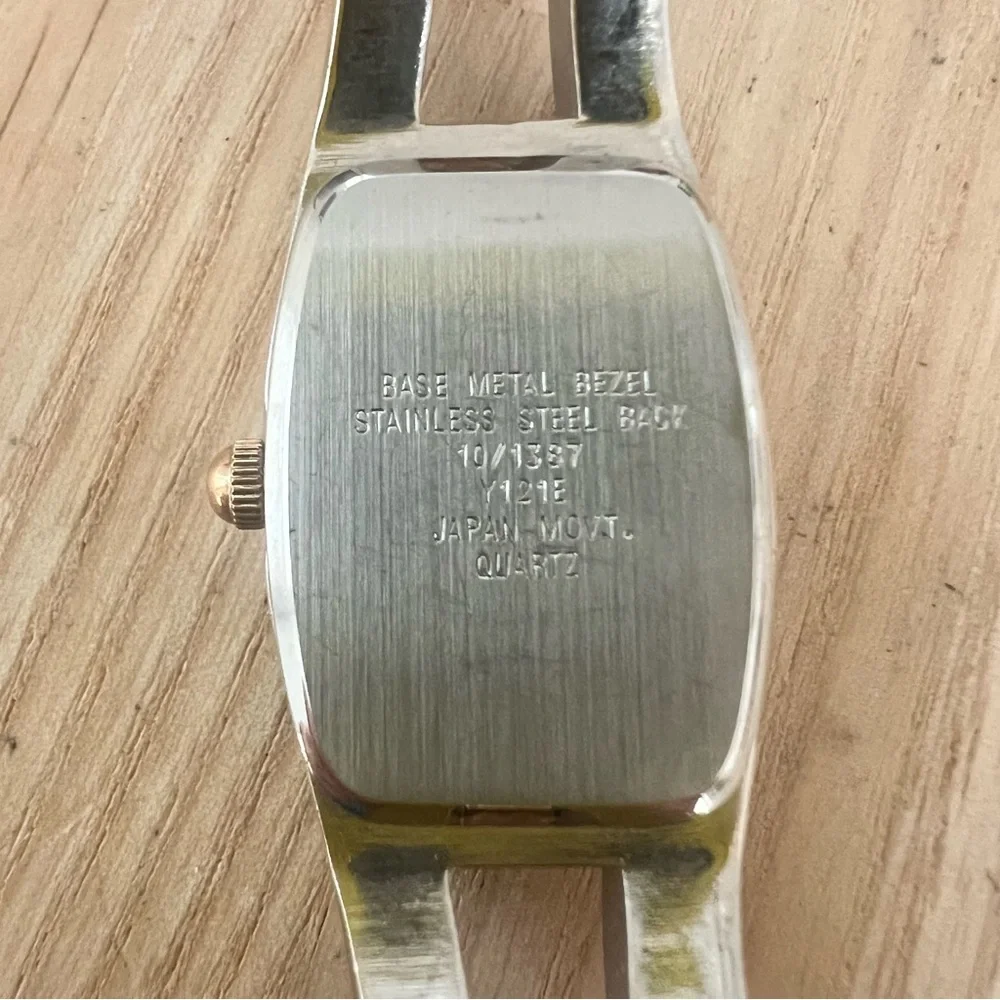 Anne Klein ladies two tone bracelet dress watch NEW BATTERY